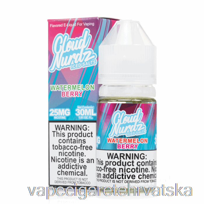 Vape Cigarete Ledena Bobica Lubenice - Oblak Nurdz Soli - 30 Ml 25 Mg